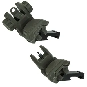 TacFire 45-Degree Flip-Up Front and Rear Sight Set - ODG