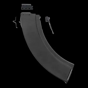 Bulgarian AK-47 7.62x39mm 40-Round Reinforced Steel Lug Polymer Magazine - BLK