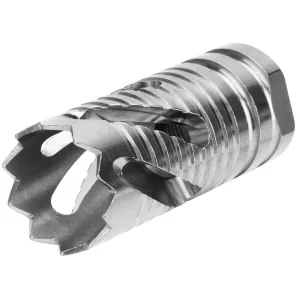 TacFire Crown Style .308 / 7.62x51 Muzzle Brake - 5/8x24 - Stainless Steel