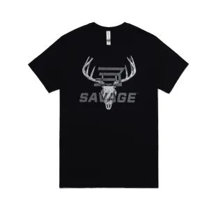 Savage Arms Antlers T-Shirt - Black - M