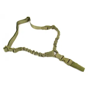 TacFire One Point Heavy Duty Double Bungee Sling - Tan