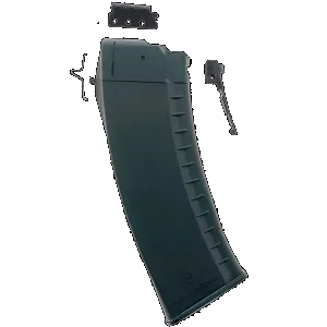 Bulgarian AK-74 5.45x39mm 30-Round Reinforced Steel Lug Polymer Magazine - BLK