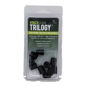 ISOtunes TRILOGY Replacement Foam Ear Tips 5 Pairs/Pack Medium