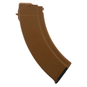 Bulgarian AK-47 7.62x39mm 30-Round Steel Lined Polymer Magazine - FDE