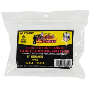 Pro-Shot Products 3" Square Cleaning Patches 50-Pack