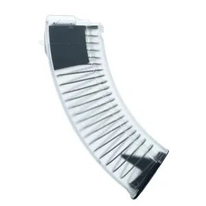Bulgarian AK-47 7.62x39mm 30-Round Clear Polymer Magazine