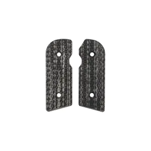 Kimber Solo Carry Checkered Black / Gray Micarta Grips