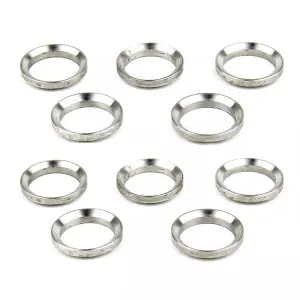 TacFire AR-10 .308 / 7.62x51 Muzzle Brake Crush Washers - 10 Pack - Silver