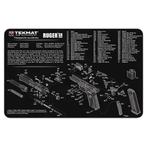 TekMat Handgun Cleaning Mat Ruger SR9 (SR40)