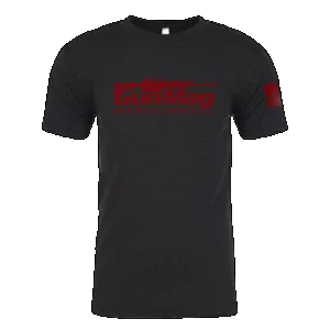T-Shirt Vintage Black with Red Logo XS