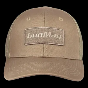 GunMag Logo Range Snapback Hat - Tonal Faded Olive