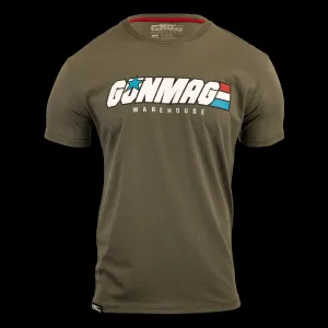 GunMag Retro 80's Cartoon Logo T-Shirt - ODG - M