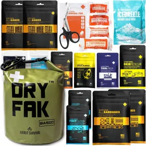 Everlit Survival Dry FAK Medical Kit - ODG