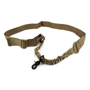 TacFire Single Point Double Bungee Sling - Tan