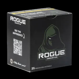 Rogue Ammunition Waterfowl Load 3" 20 Gauge Ammo 1oz #4 Shot 25 Shells