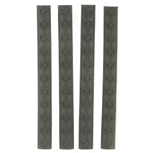Hexmag M-LOK 4 Slot Rail Cover 4-Pack