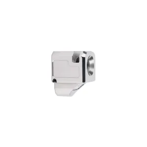 Zaffiri Precision Blowhole Compensator for Glock 43X / 48 Pistols - 1/2x28 - Stainless Steel