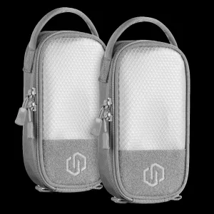 Savior Equipment CORE Dump Pouch w/ Hook Backing - 2 Pack - SW Gray - 8" x 4"