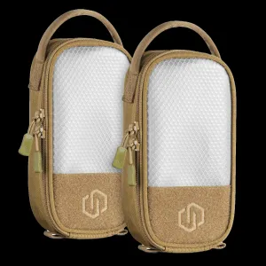 Savior Equipment CORE Dump Pouch w/ Hook Backing - 2 Pack - Dark FDE - 8" x 4"