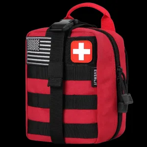 Everlit Survival Essential First Aid Kit - RED