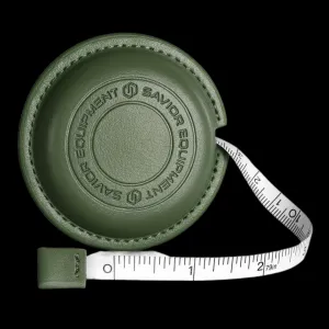 Savior Equipment Soft Tape Measure w/ PU Leather Casing 79" - OD Green