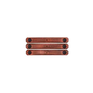 Woox Checkered M-LOK 3-Slot Rail Covers - 3 Pack
