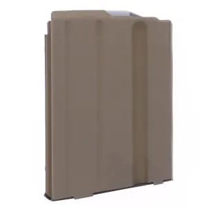 ASC AR-15 .224 Valkyrie / 6.8mm SPC 5-Round Stainless Steel Magazine - FDE