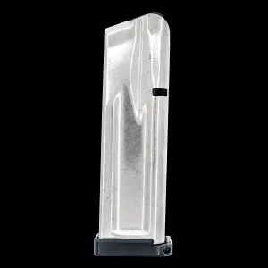 Atlas Gunworks 2011 Slidelock Stainless Steel 9mm 16-Round 120mm Magazine - Black