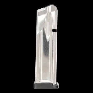 Atlas Gunworks 2011 Slidelock Stainless Steel 9mm 18-Round 126mm Magazine - Gray