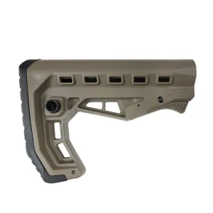 DMA Inc. XTS-58 AR-15 Skeletonized Mil-Spec Carbine Stock - Flat Dark Earth