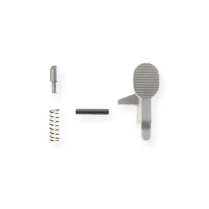 DMA Inc. XTS AR-15 Steel Bolt Catch Assembly - Nickel