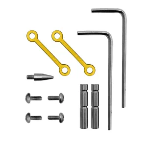 DMA Inc. XTS AR-15 Anodized Anti-Walk Pin Set - Gold