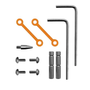 DMA Inc. XTS AR-15 Anodized Anti-Walk Pin Set - Orange