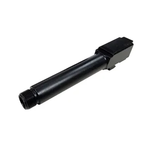 DMA Inc. Threaded Match Barrel for Gen 1-5 Glock 19 Pistols -1/2x28 - Black Nitride