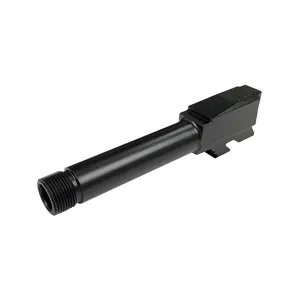 DMA Inc. Threaded Match Barrel for Glock 43 Pistols - 1/2x28 - Black Nitride