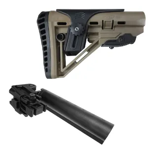 DMA Inc. XTS AK-47 Folding Stock Adapter w/ XTS-106 Stock-Flat Dark Earth