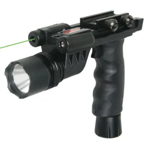 DMA Inc. XTS Trigger Operated Foregrip Weapon Light with Green Laser