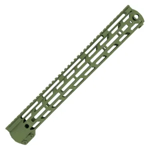 DMA Inc. XTS ADZ-Alpha M-LOK Handguard - Green - 15"