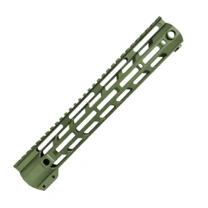 DMA Inc. XTS ADZ-Alpha M-LOK Handguard - Green - 12"