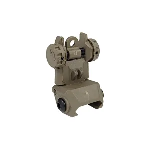 DMA Inc. XTS Polymer Flip-Up Rear Sight - Flat Dark Earth