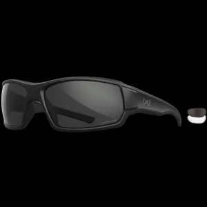 Wiley X Breach 2.5 XL Shooting Glasses w/ Gray and Clear Lenses