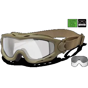 Wiley X APEL WX Spear Thermal Shooting Goggles Kit with 2-Lens Pack