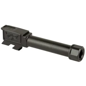 Zaffiri Precision Threaded Barrel for Glock 43X Pistols - Black Nitride