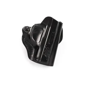 Kimber Mini Scabbard Leather Right-Handed OWB Holster for EVO SP - Black