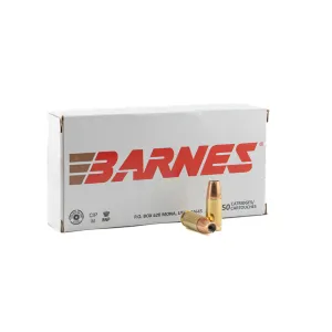 Barnes Defense 9mm Luger Ammo 115gr Sierra JHP - 50