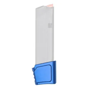 Tyrant Designs 9mm +4 Magazine Extension for Glock 43X / 48 Pistols - BLUE