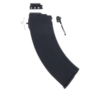 Bulgarian AK-47 7.62x39mm 10/30-Round Reinforced Steel Lug Polymer Magazine - Black