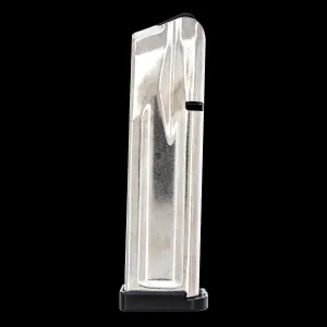 Atlas Gunworks 2011 Slidelock Stainless Steel 9mm Luger 10-Round 126mm Magazine - Black