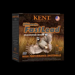 Kent Cartridge Ultimate FastLead 2.75" 28 Gauge Ammo 7/8oz #7.5 Shot 25 Shells