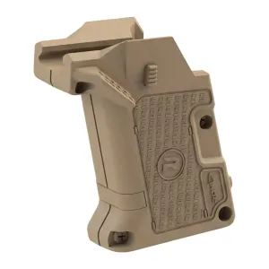 RONI Corporation Nano Roni Forward Grip Magazine Holder for Glock 17, 19, 22, 25 Magazines - Flat Dark Earth